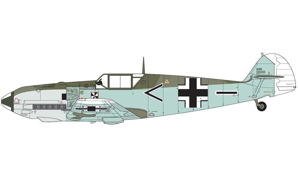 Airfix 05120B 1/48 Messerschmitt Bf109E-3/E-4 (7589877350637)