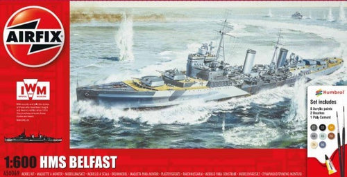 Airfix 50069 1/600 Gift Set: HMS Belfast (8690302222573)