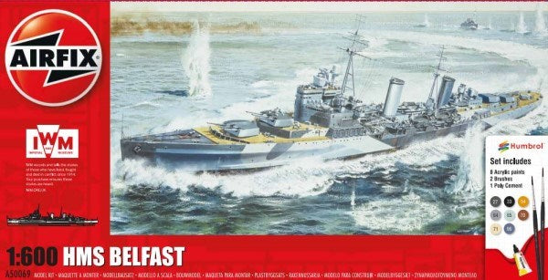 Airfix 50069 1/600 Gift Set: HMS Belfast (8690302222573)