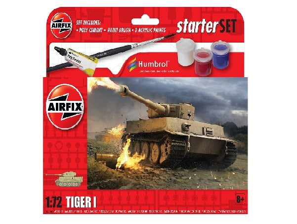 Airfix 55004 Starter Set 1/72 - Tiger I (8339840237805)