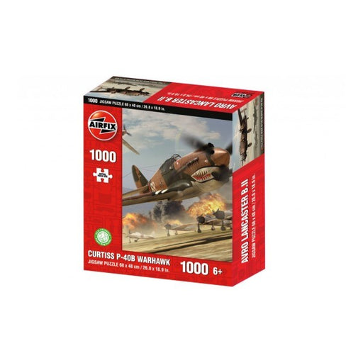 Airfix HVCAX0002 Jigsaw Puzzle: Curtiss P-40B Warhawk (1000pc) - Hobby City NZ