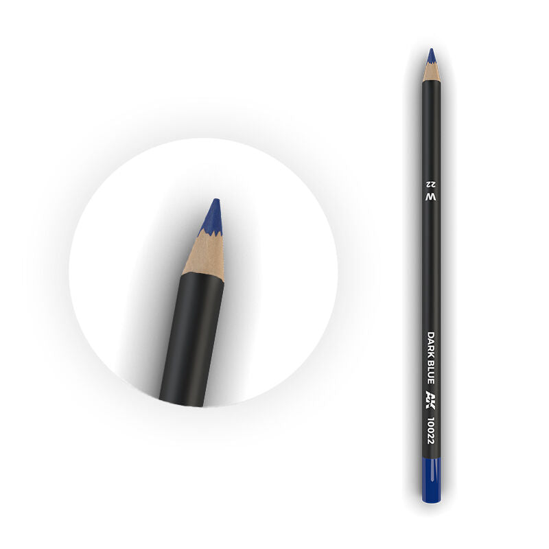AK Interactive AK10022 Dark Blue Watercolour Pencil