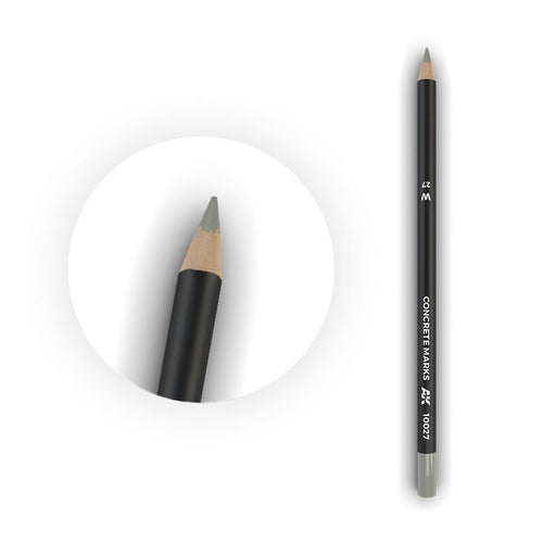 AK Interactive AK10027 Weathering Concrete Marks Watercolour Pencil