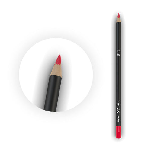 AK Interactive AK10031 Weathering Red Watercolour Pencil