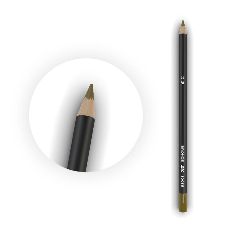 AK Interactive AK10036 Weathering Bronze Watercolour Pencil