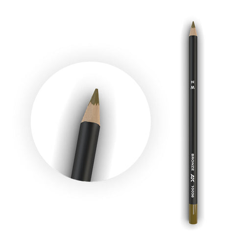 AK Interactive AK10036 Weathering Bronze Watercolour Pencil