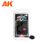 AK Interactive AK1101 Plastic Wargame Bases Round 25mm