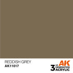 AK Interactive AK11017 Reddish Grey Acrylic Paint 17ml 3rd Generation