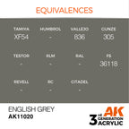 AK Interactive English Grey Acrylic Paint 17ml 3rd Generation (3)
