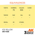 AK Interactive AK11036 Ice Yellow Acrylic Paint 17ml 3rd Generation