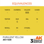 AK Interactive Purulent Yellow Acrylic Paint 17ml 3rd Generation (3)