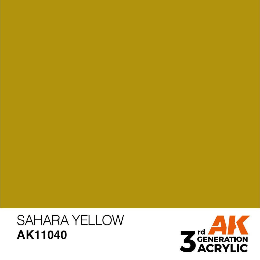 AK Interactive AK11040 Sahara Yellow Acrylic Paint 17ml