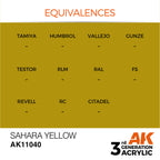 AK Interactive AK11040 Sahara Yellow Acrylic Paint 17ml