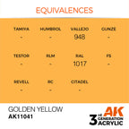 AK Interactive Golden Yellow Acrylic Paint 17ml 3rd Generation (3)