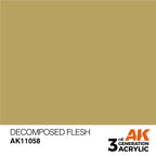 AK Interactive Decomposed Flesh Acrylic Paint 17ml 3rd Generation (2)
