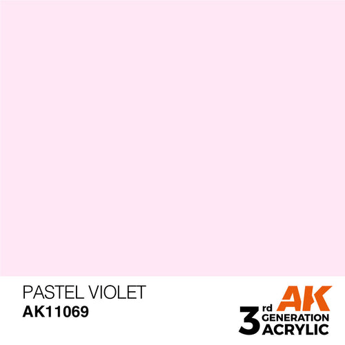 AK Interactive AK11069 Pastel Violet Acrylic Paint 17ml 3rd Generation