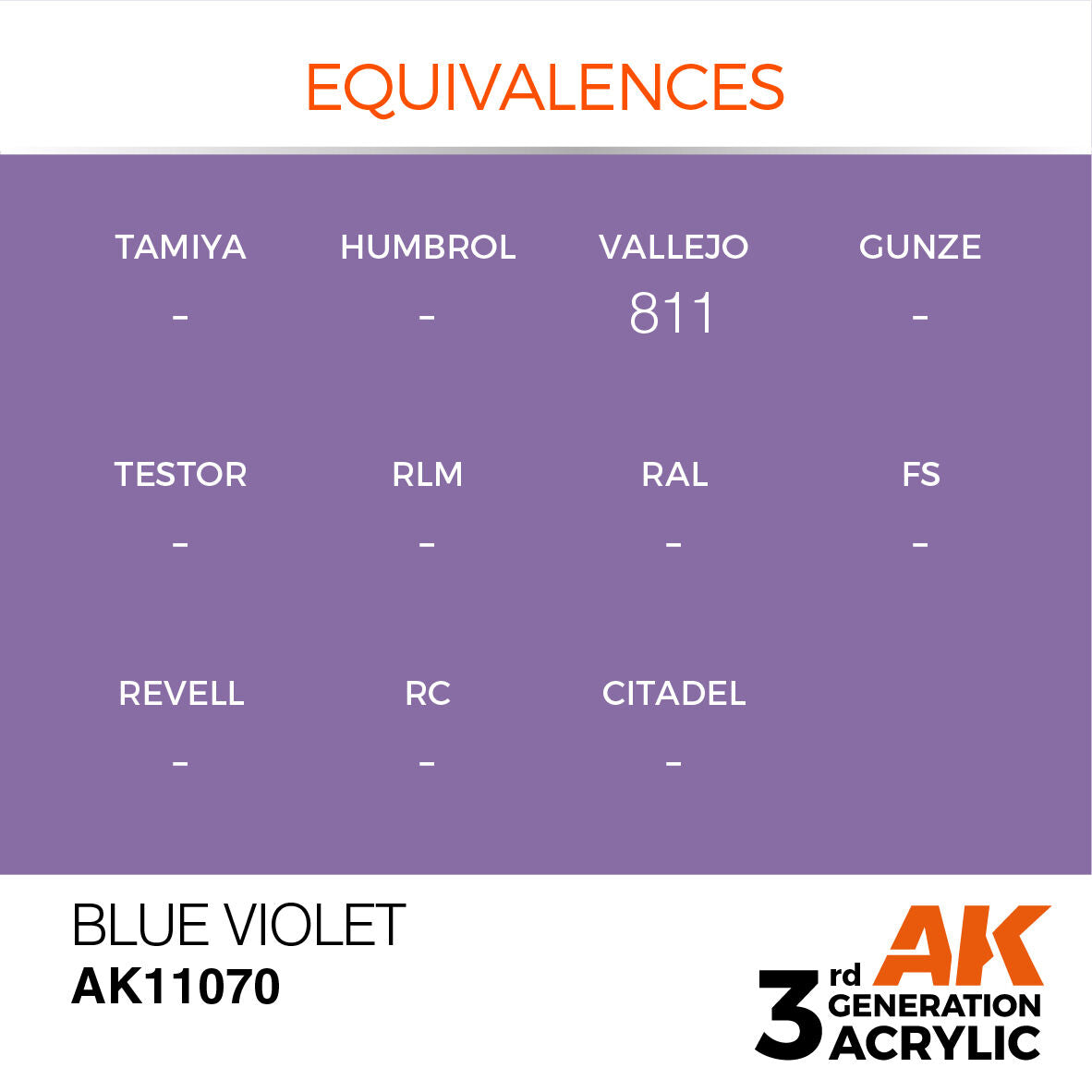 AK Interactive Blue Violet Acrylic Paint 17ml 3rd Generation (3)