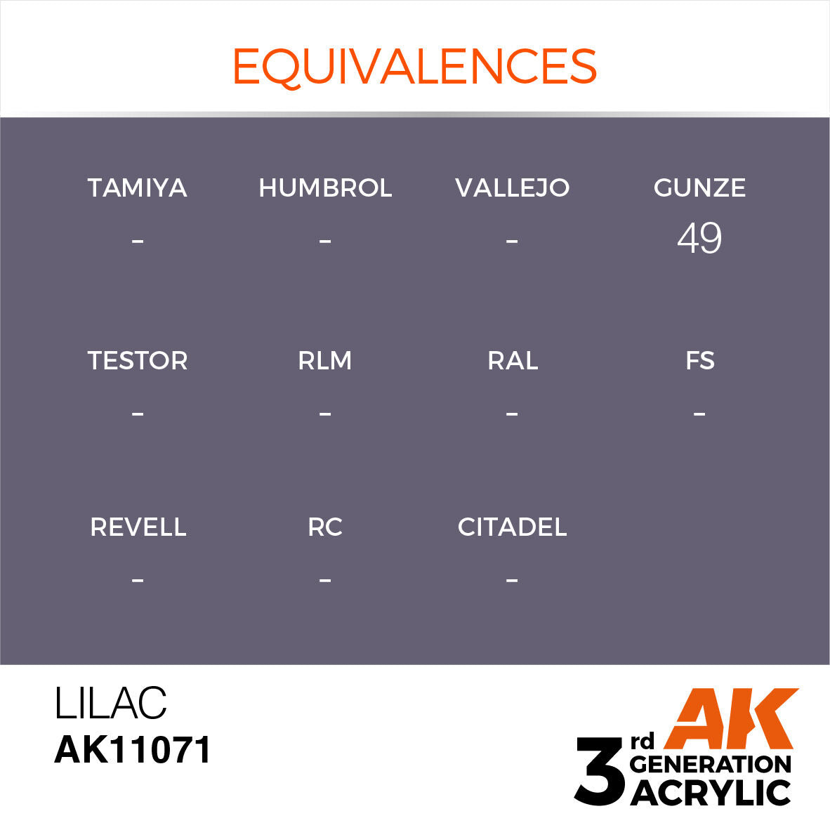 AK Interactive Lilac Acrylic Paint 17ml 3rd Generation (3)