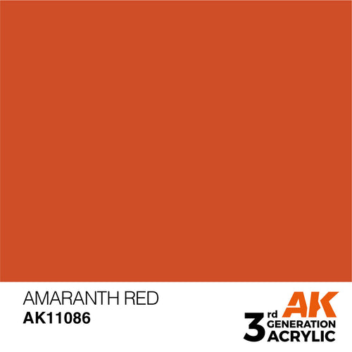 AK Interactive Amaranth Red Acrylic Paint 17ml 3rd Generation (2)