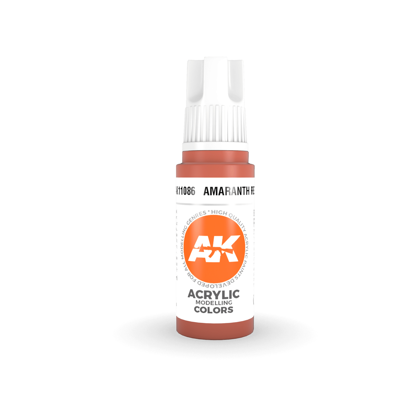 AK Interactive Amaranth Red Acrylic Paint 17ml 3rd Generation