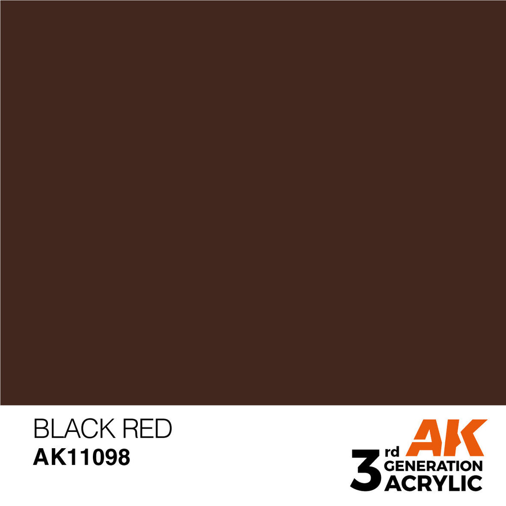 AK Interactive Black Red Acrylic Paint 17ml 3rd Generation (2)
