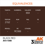 AK Interactive Black Red Acrylic Paint 17ml 3rd Generation (3)