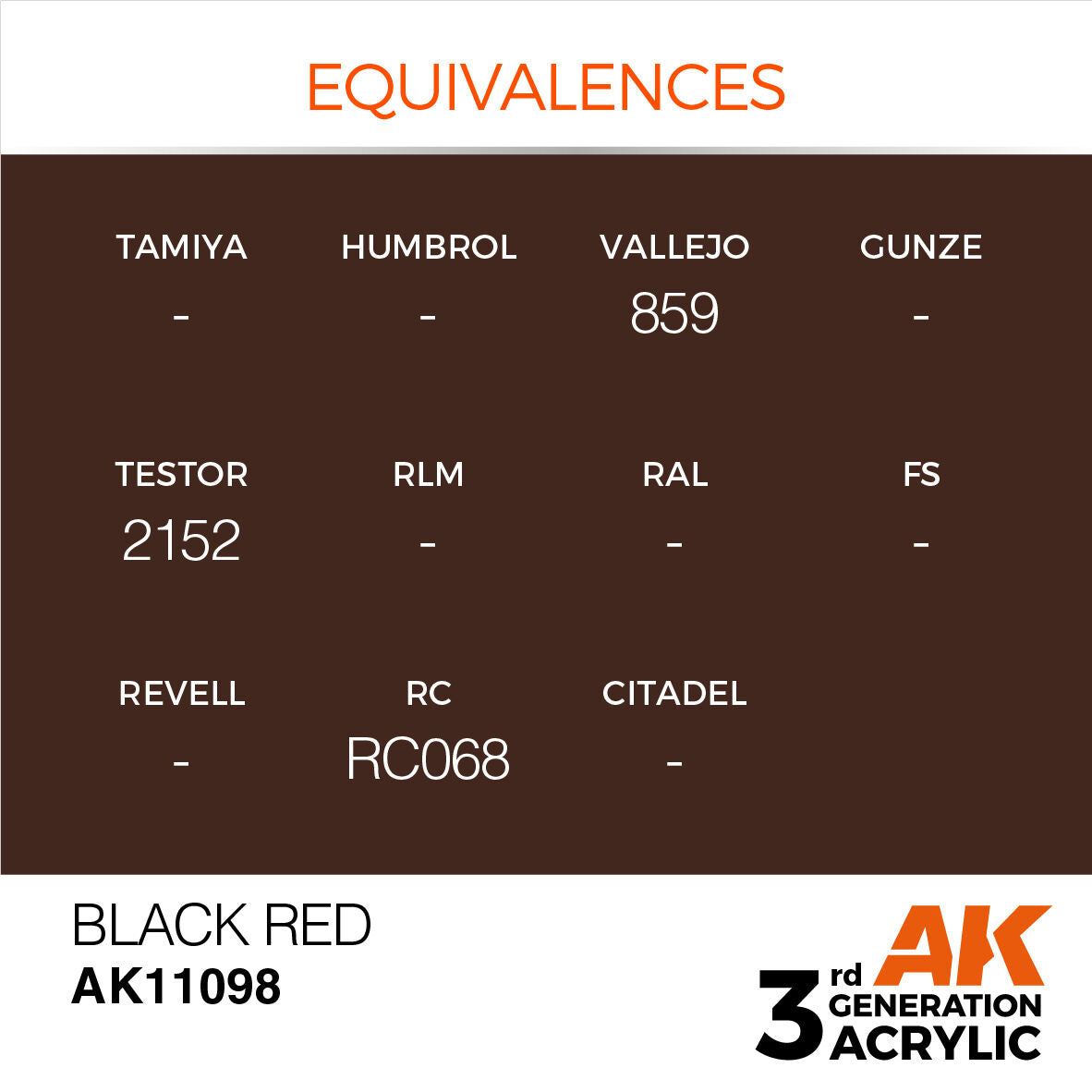 AK Interactive Black Red Acrylic Paint 17ml 3rd Generation (3)