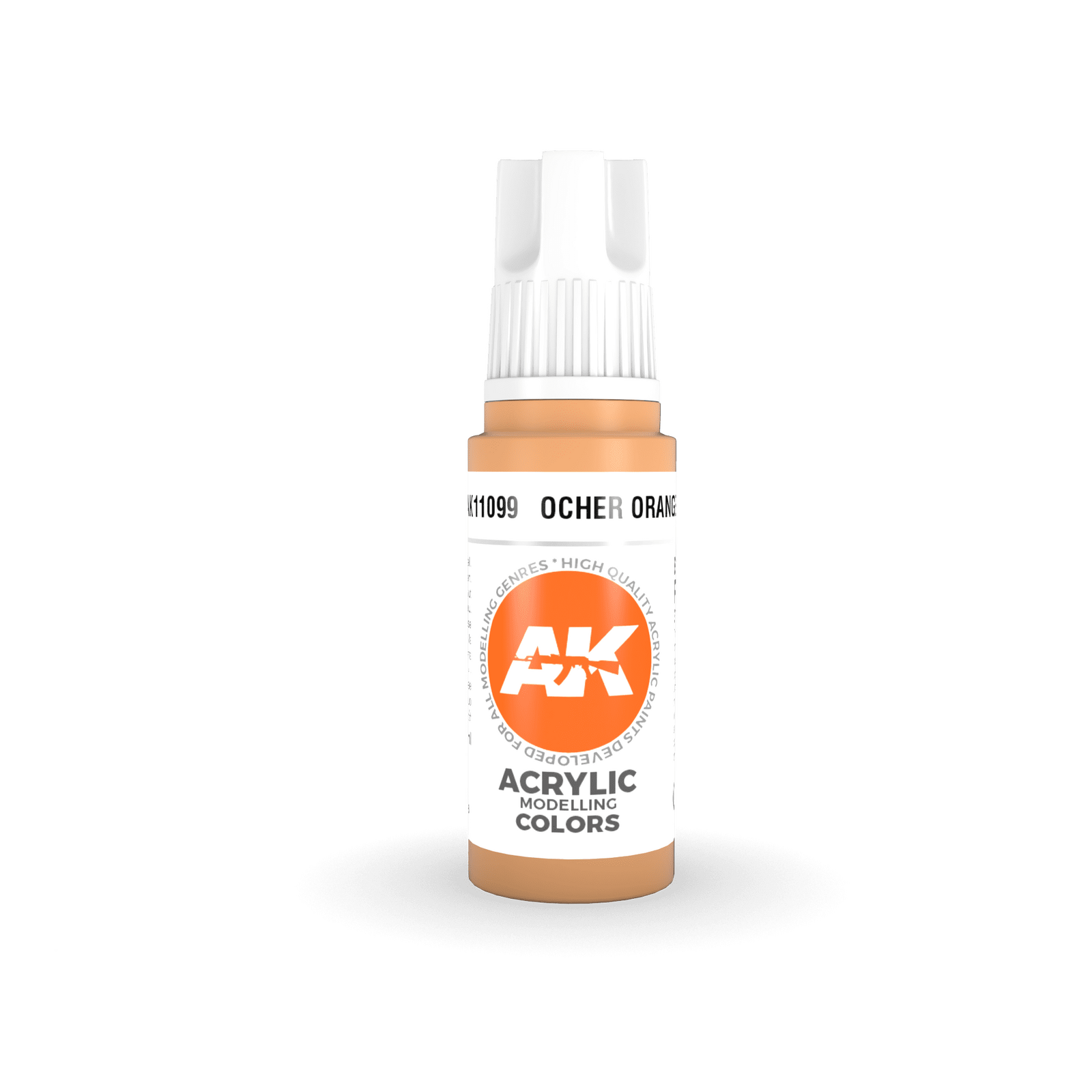 AK Interactive Ocher Orange Acrylic Paint 17ml 3rd Generation