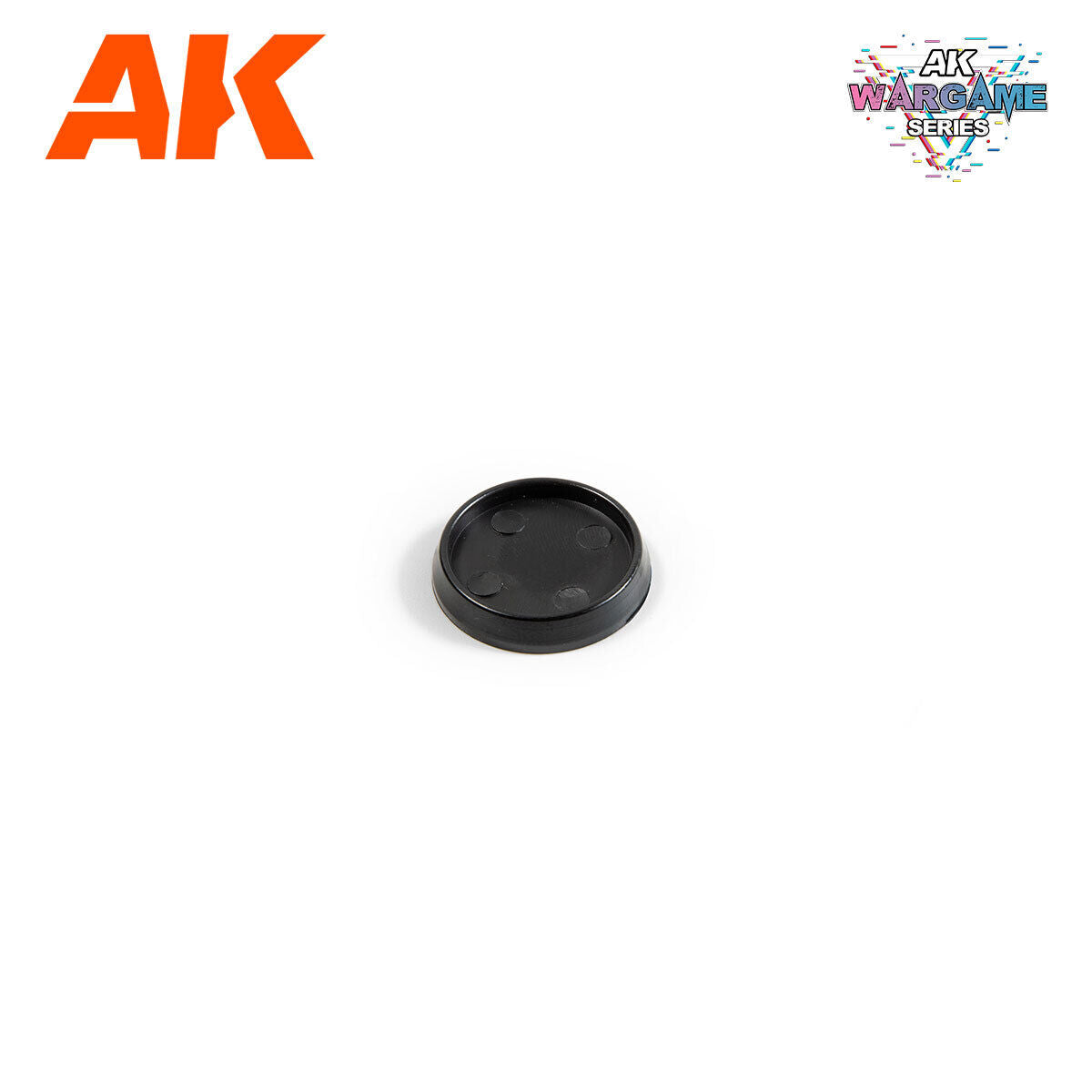 AK Interactive Plastic Wargame Bases Hollow Base 25mm - 10 units (2)