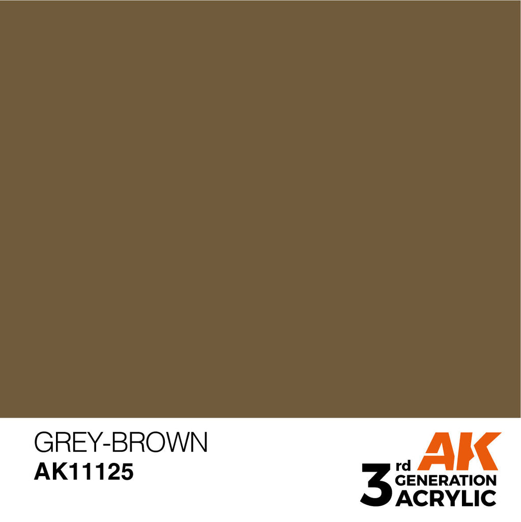 AK Interactive Grey-Brown Acrylic Paint 17ml 3rd Generation (2)