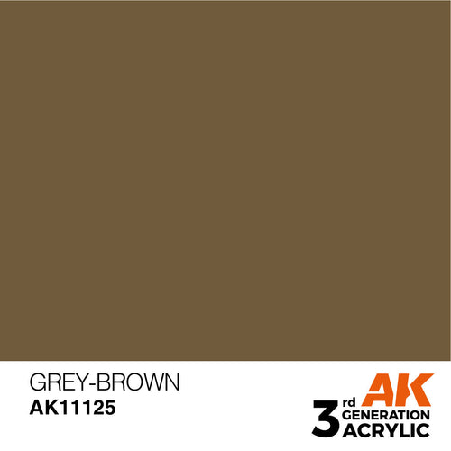 AK Interactive Grey-Brown Acrylic Paint 17ml 3rd Generation (2)