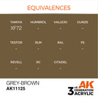 AK Interactive Grey-Brown Acrylic Paint 17ml 3rd Generation (3)