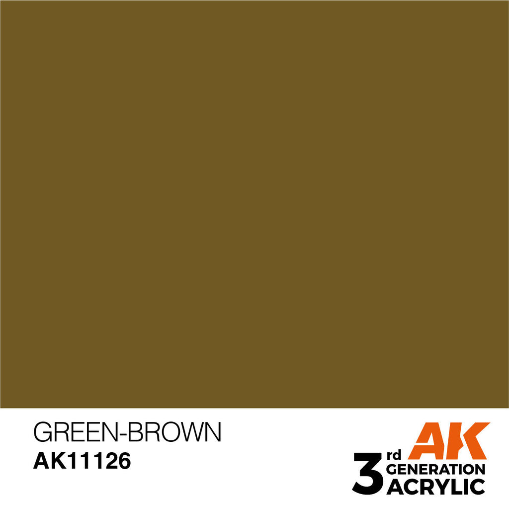AK Interactive Green-Brown Acrylic Paint 17ml 3rd Generation (2)