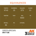 AK Interactive Green-Brown Acrylic Paint 17ml 3rd Generation (3)