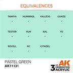 AK Interactive AK11131 Pastel Green Acrylic Paint 17ml 3rd Generation