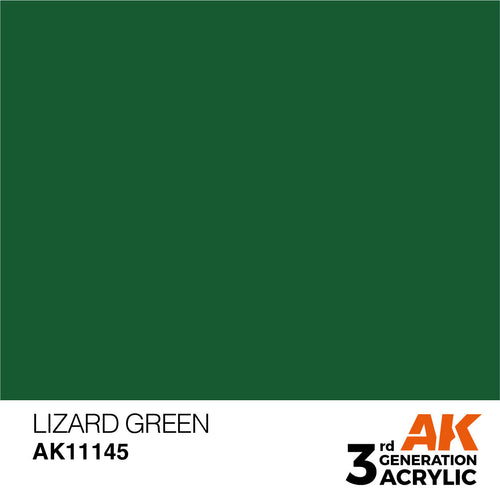 AK Interactive Lizard Green Acrylic Paint 17ml 3rd Generation (2)
