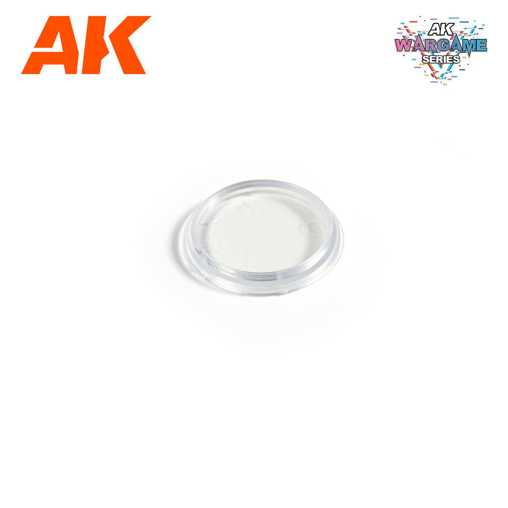 AK Interactive Plastic Wargame Bases Clear Hollow Base 40mm - 5 units (2)