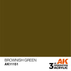 AK Interactive Brownish Green Acrylic Paint 17ml 3rd Generation (2)