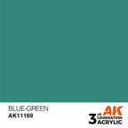 AK Interactive AK11169 Blue-Green Acrylic Paint 17ml 3rd Generation