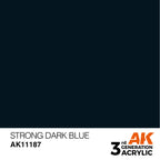 AK Interactive Strong Dark Blue Acrylic Paint 17ml 3rd Generation (2)
