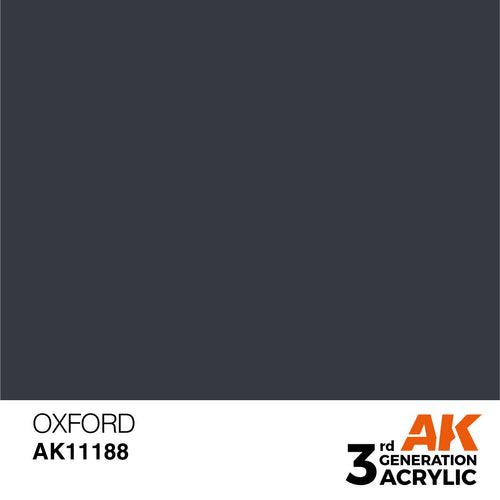 AK Interactive AK11188 Oxford Acrylic Paint 17ml 3rd Generation