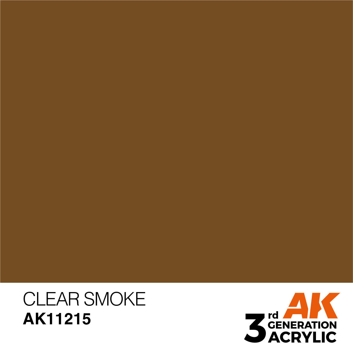 AK Interactive AK11215 Clear Smoke Acrylic Paint 17ml 3rd Generation