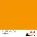AK Interactive Clear Yellow Acrylic Paint 17ml 3rd Generation (2)