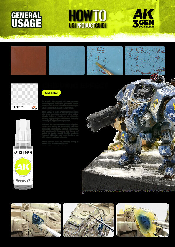 AK Interactive Chipping Effect 17 ml Acrylic Paint 3rd Generation (3)