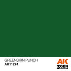AK Interactive AK11274 Colour Punch Greenskin Punch 17 ml Acrylic Paint 3rd Generation
