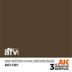 AK Interactive AFV Series WWI British Khaki Brown Base Acrylic Paint (2)