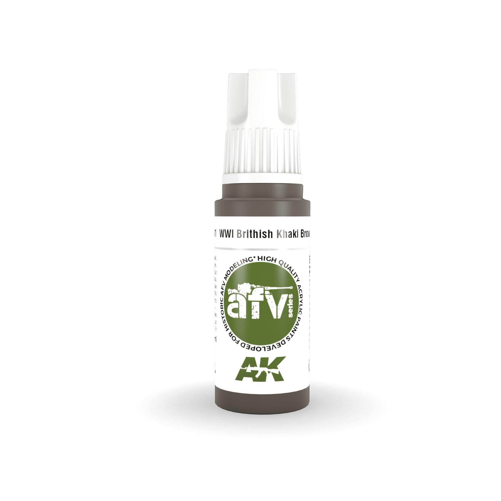 AK Interactive AFV Series WWI British Khaki Brown Base Acrylic Paint