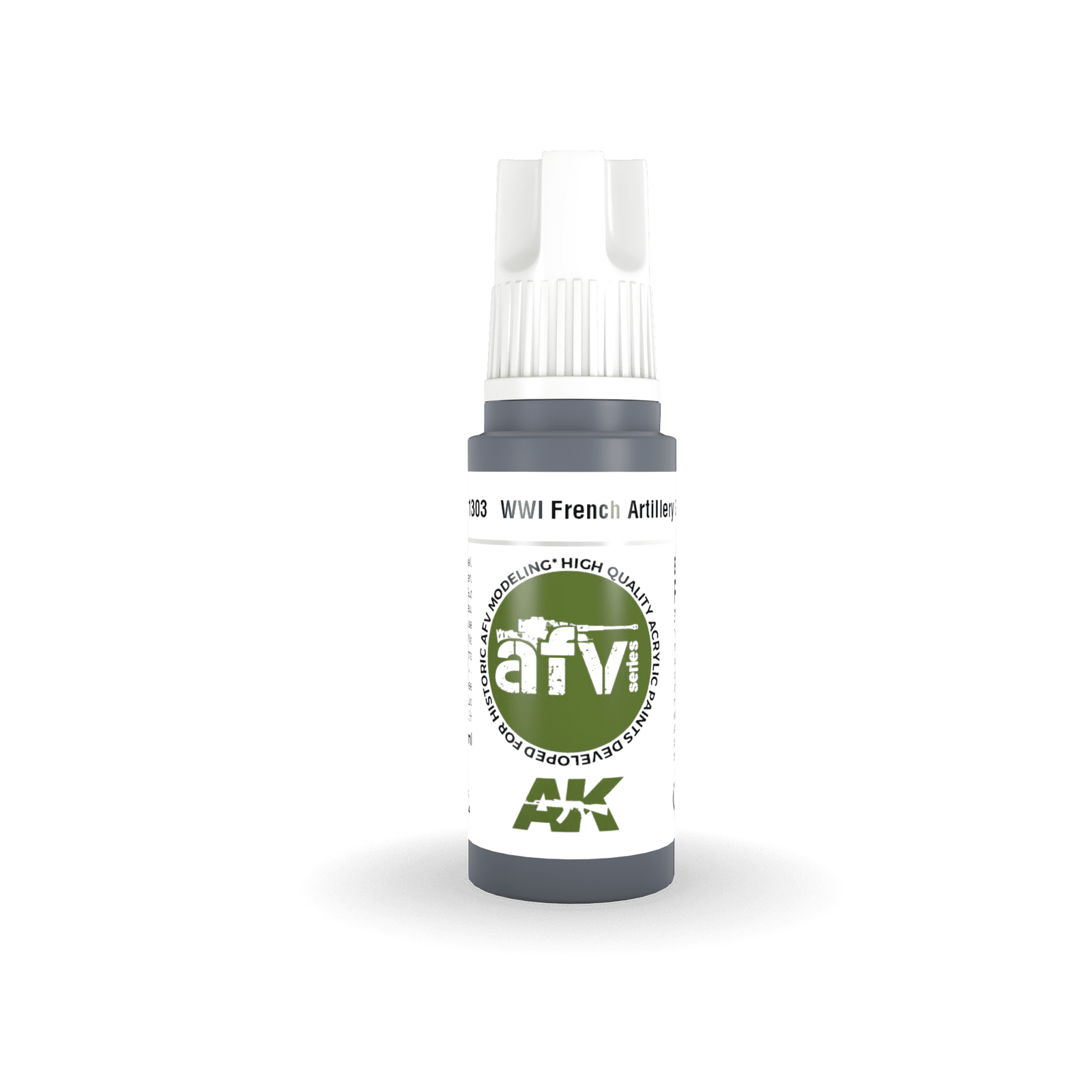 AK Interactive AFV Series WWI French Artillery Grey Acrylic Paint 17ml
