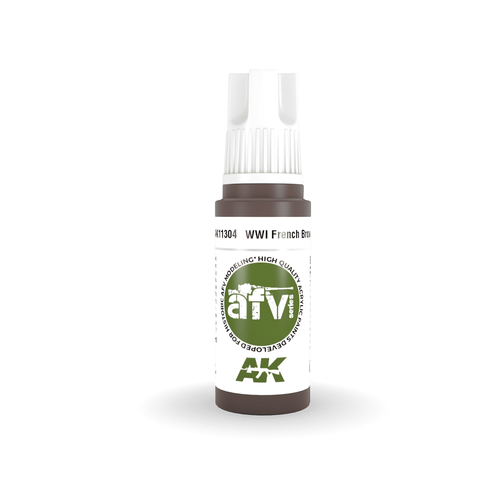 AK Interactive AFV Series WWI French Brown Acrylic Paint 17ml 3rd