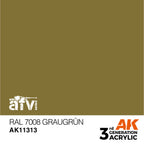 AK Interactive AFV Series RAL 7008 Graugrun Acrylic Paint 17ml 3rd (2)